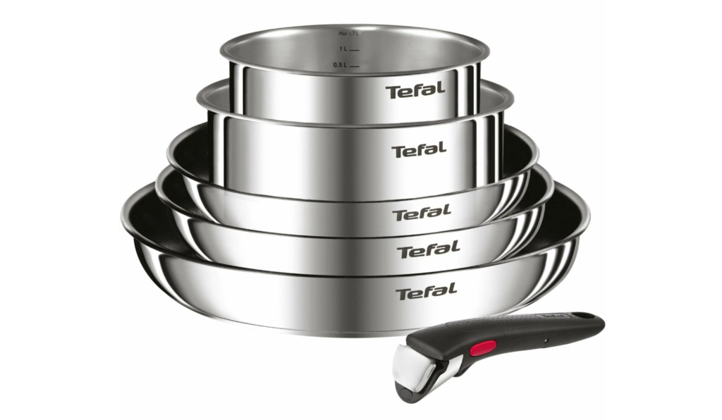 набор посуды со съемной ручкой Tefal